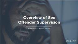 Overview of Sex Offender Supervision